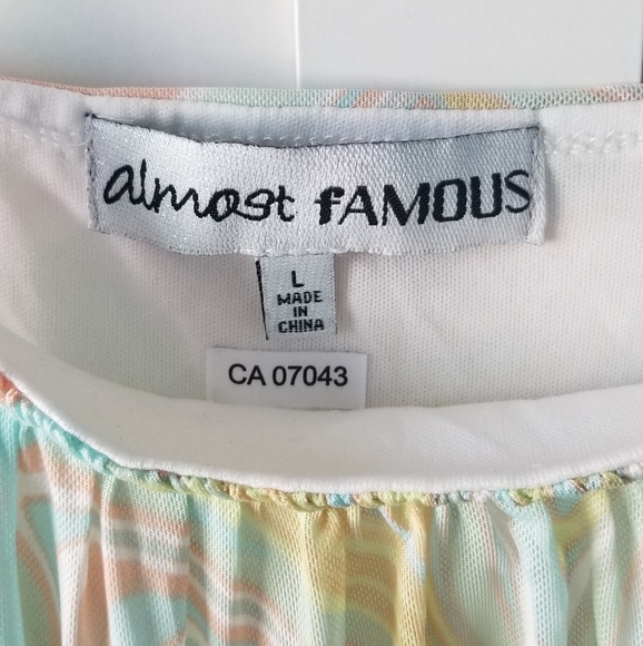 Almost Famous Tie-Dye Mesh dress - Picture 4 of 4